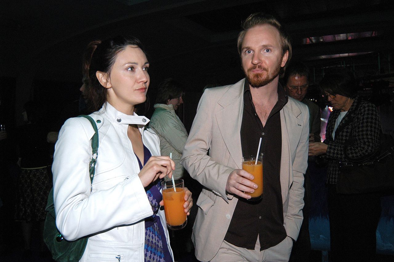 Ilona Ostrowska i Jacek Borcuch na jednej z branżowych imprez w 2005 r.