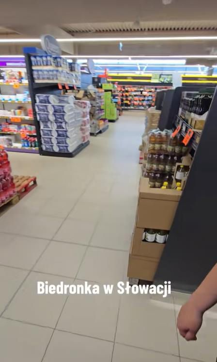 Pokazał, jak wygląda Biedronka na Słowacji.