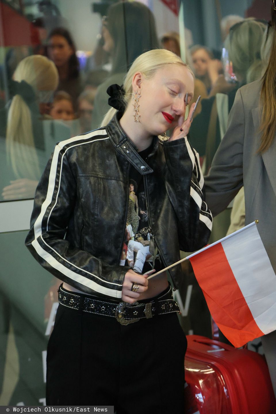 Powitanie Luny po powrocie ze SzwecjiFot. Wojciech Olkusnik/East News, Warszawa, 12.05.2024. Lotnisko im. F. Chopina.  Spotkanie z Luna - reprezentantka Polski w tegorocznym Konkursie Piosenki Eurowizji - tuz po powrocie ze Szwecji.Wojciech Olkusnik