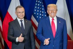 "Prezydent nie chciał lecieć". Nieoficjalne kulisy krótkiego spotkania Duda-Trump