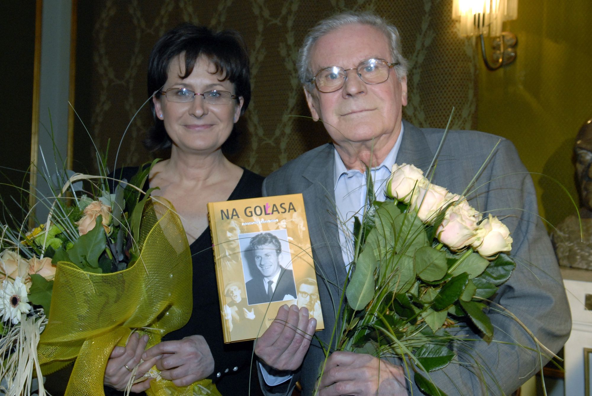 Wiesław Gołas z córką