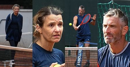 Naturalna Joanna Koroniewska i Maciej pykają w tenisa (ZDJĘCIA)