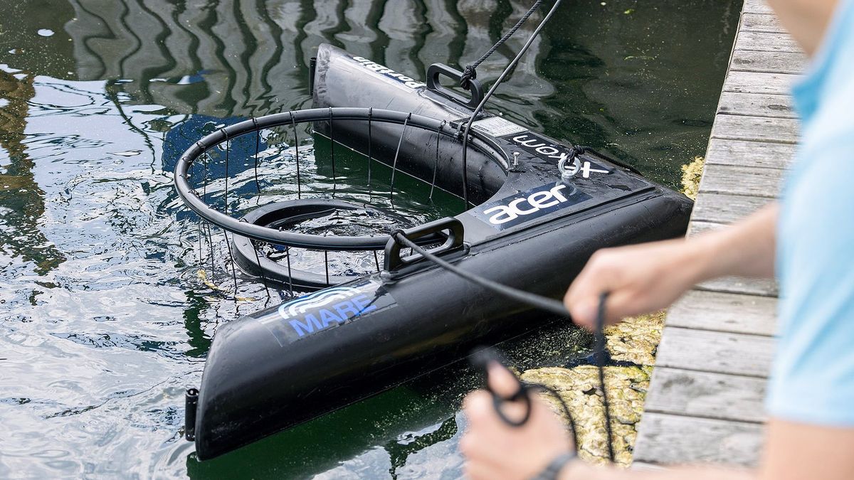 Kosze do wyławiania odpadów z morza