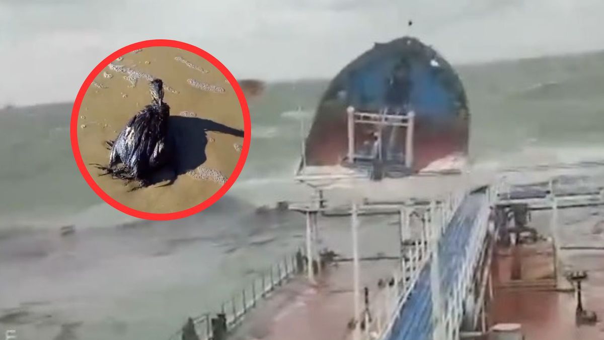 Katastrofa tankowców w Rosji. Szokujące nagranie z plaż