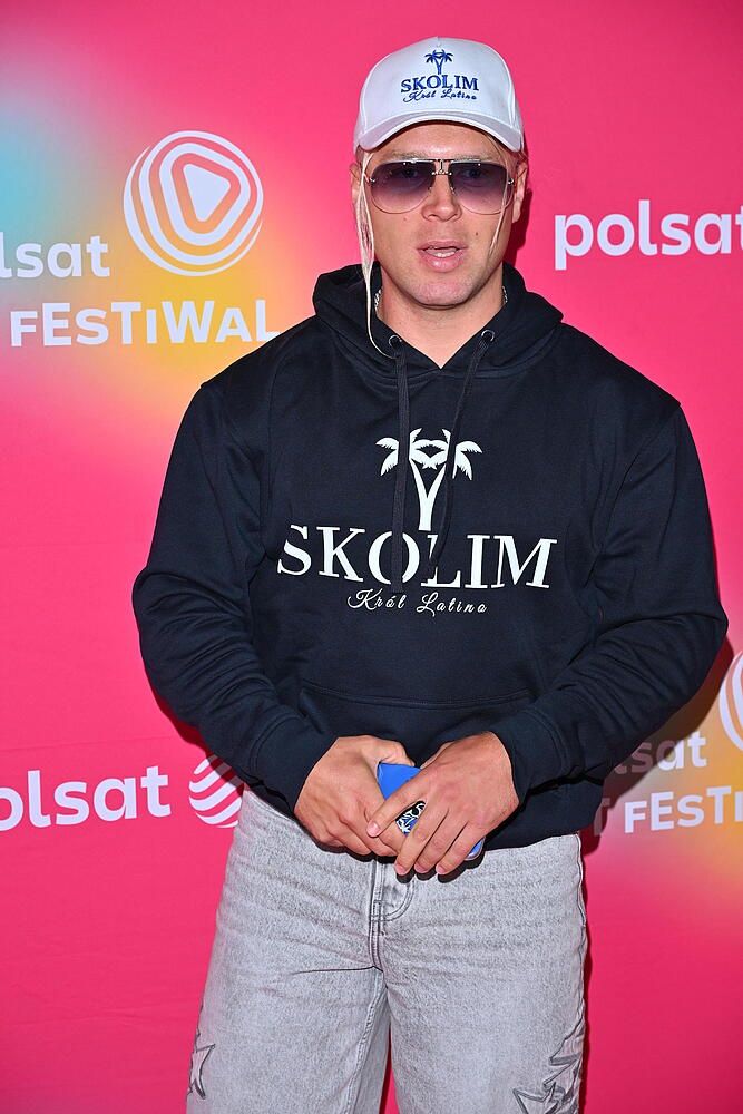 Skolim na ściance Polsatu