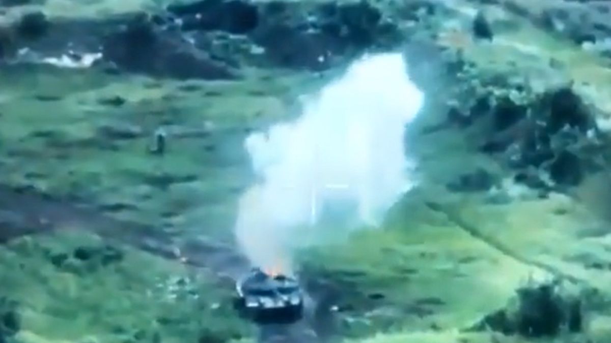 Kolejny rosyjski czołg T-90M został zniszczony w Ukrainie