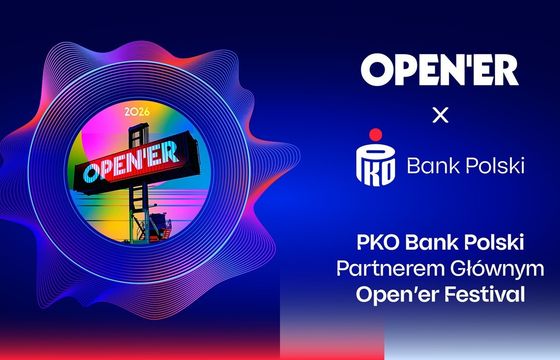 PKO Bank Polski partnerem głównym Open’er Festival 2026