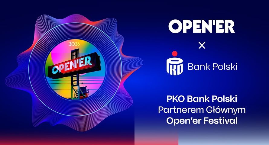 PKO Bank Polski partnerem głównym Open’er Festival 2026