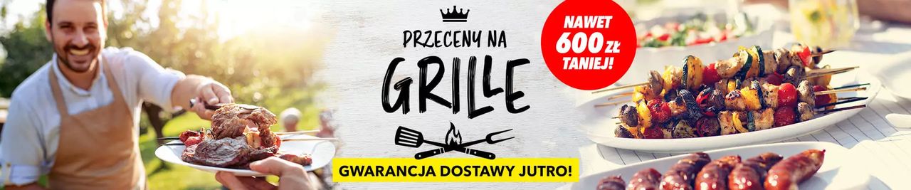 Przeceny na grille. 