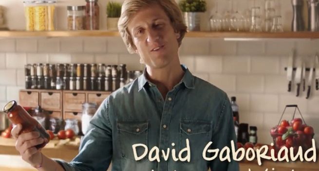 David Gaboriaud reklamuje nowe sosy pomidorowe Winiary (wideo)