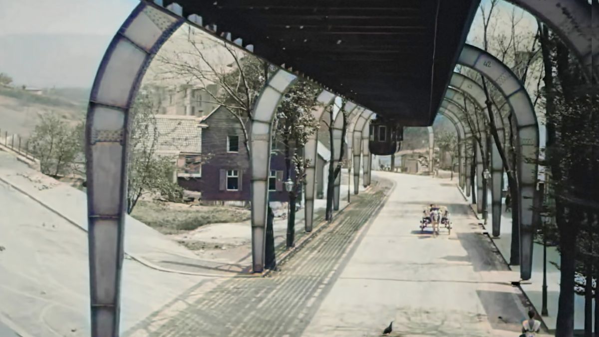 Film "latającego pociągu" z 1902 roku został pokolorowany i odtworzony w 4K 1