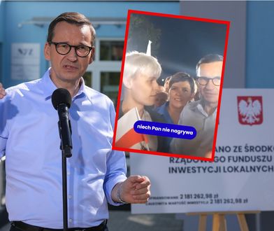 Zapytał Morawieckiego o Orlen. "Niech pan nie nagrywa"