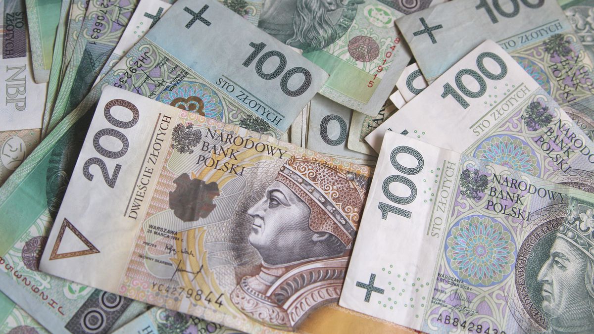 Polish zloty slides to three-month low, Poland
Polish PLN (Polski zloty) fell to a 3 month low vs Euro and US Dollar, today on May 23rd. Financiers say that zloty was hit by an escalating conflict of the government with the constitutional court and expectations that the U.S. Federal Reserve might soon raise rates. Pictured: Polish zloty (PLN) banknotes (Photo by Michal Fludra/NurPhoto via Getty Images)
NurPhoto
poland, polish note, polish notes, pln, polish zloty, polish money, money, coins, zloty and euro, euro note, euro notes, crisis, 100 pln, 100 zlotych, zloty, pln notes, pln note, zlotys
