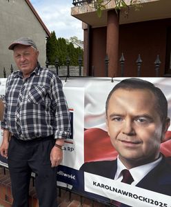 Snus, pięści i kibole. Tu wyborców Nawrockiego skandale nie ruszają