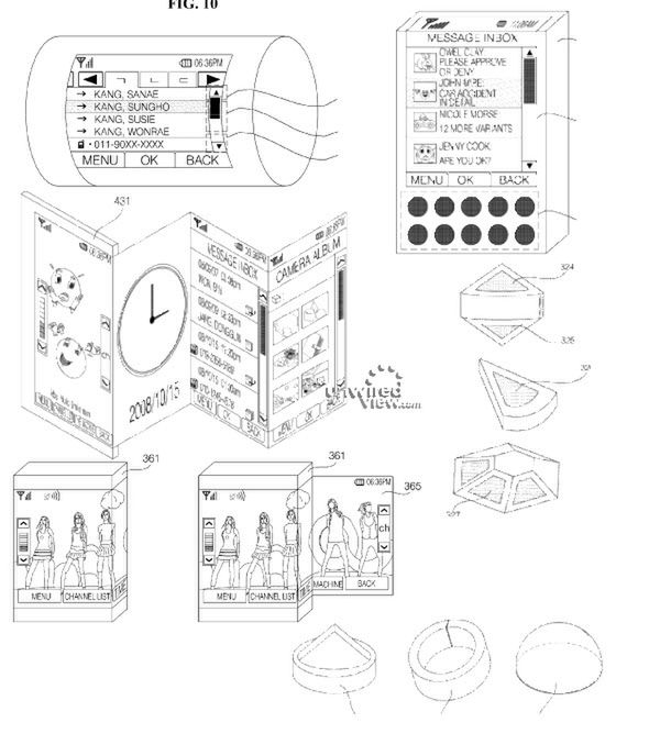 LG chce opatentować telefon z giętkim ekranem 2