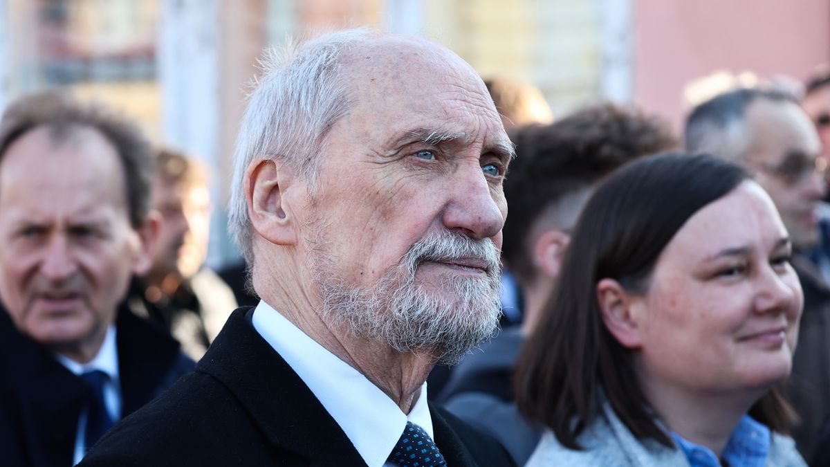Polism MP Antoni Macierewicz during the Law and Justice party leader Jaroslaw Kaczynski associate Barbara Skrzypek funeral in Gorlice, Poland on March 22, 2025. (Photo by Jakub Porzycki/NurPhoto via Getty Images)