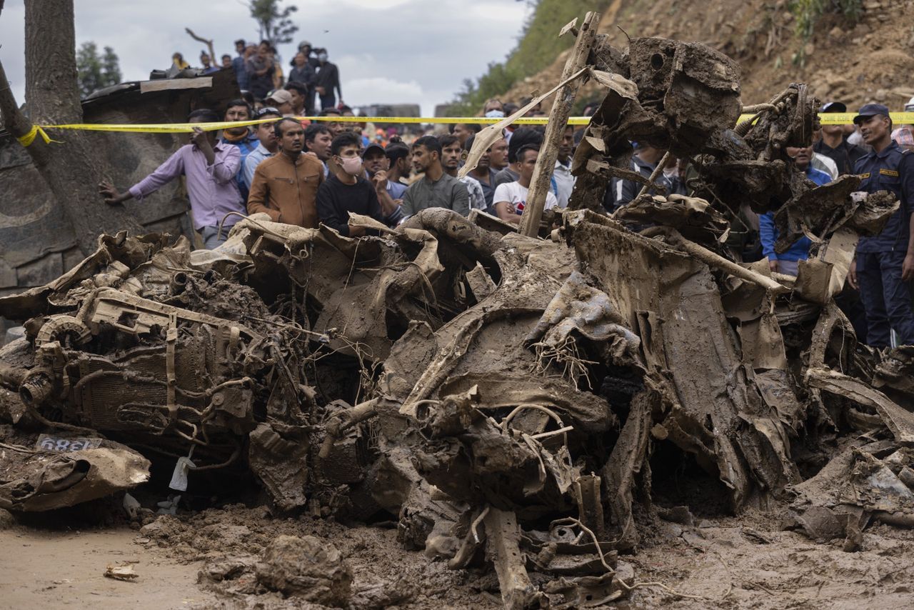 Landslides destroy everything in their path.