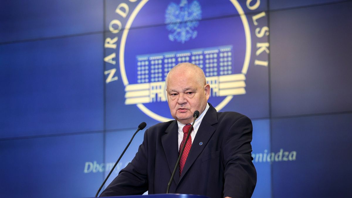 Konferencja prezesa NBP Adama Glapi?skiego
03.11.2021 Warszawa Konferencja prezesa NBP Adama Glapinskiego nt oceny biezacej sytuacji ekonomicznej w Polsce   fot Jacek Dominski/REPORTER
n/z: Adam Glapinski
Jacek Dominski/REPORTER