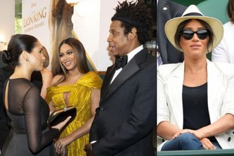 Meghan Markle i Beyonce DWUKROTNIE złamały protokół na premierze "Króla Lwa"!