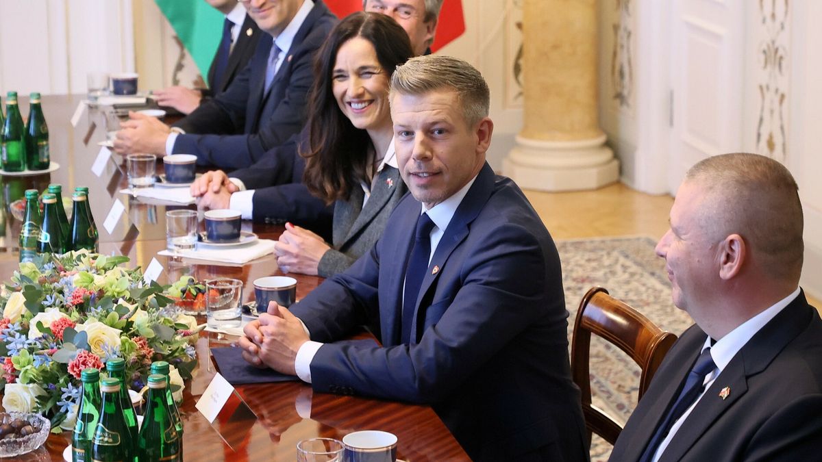 Wizyta premiera W?gier w Polsce
Fot. Adam Burakowski/East News, 20.05.2026. Warszawa. Nowo wybrany premier Wegier Peter Magyar (L) z wizyta w Polsce. Jest to pierwsza wizyta zagraniczna szefa wegierskiego rzadu. Spotkanie z prezydentem RP Karolem Nawrockim w Belwederze. Obok minister spraw zagranicznych Anita Orban.
Adam Burakowski