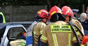 Bydgoszcz: Wypadek na DK10. Samochód wjechał w naczepę ciężarówki
