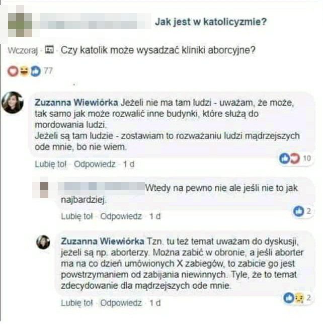 Komentarz Zuzanny Wiewiórki