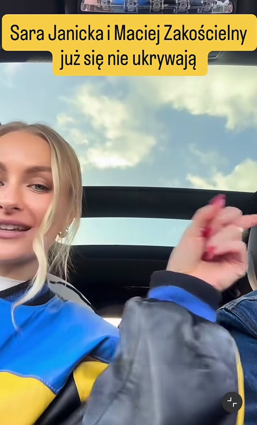 Maciej Zakościelny i Sara Janicka