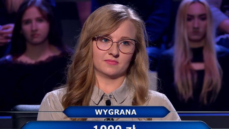 Paulina odpadła na pytaniu za 5 tys. zł