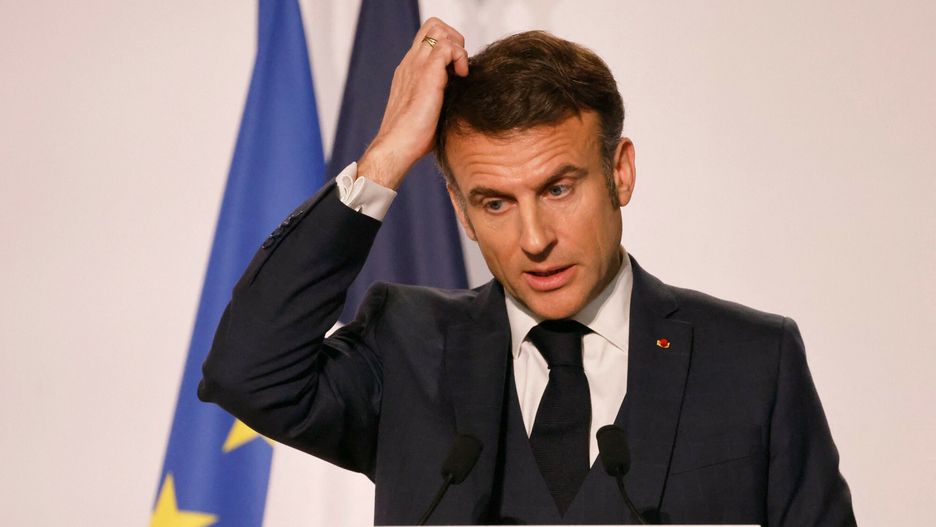 Temporary
France's President Emmanuel Macron addresses a speech during a meeting with senior government officials in Paris on March 12, 2024. (Photo by Ludovic MARIN / POOL / AFP)
LUDOVIC MARIN