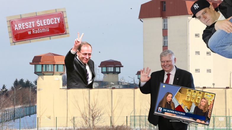 Marek Suski przyłapany na dostarczaniu Mariuszowi Kamińskiemu do celi... telewizora. O wszystkim opowiedział Tede. Nadążacie?