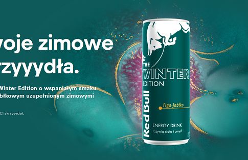 Zimowy figowo-jabłkowy smak Red Bulla z kampanią