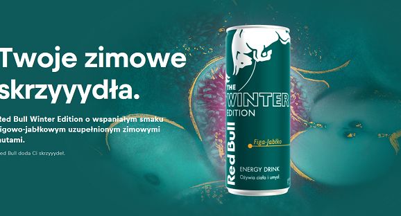 Zimowy figowo-jabłkowy smak Red Bulla z kampanią