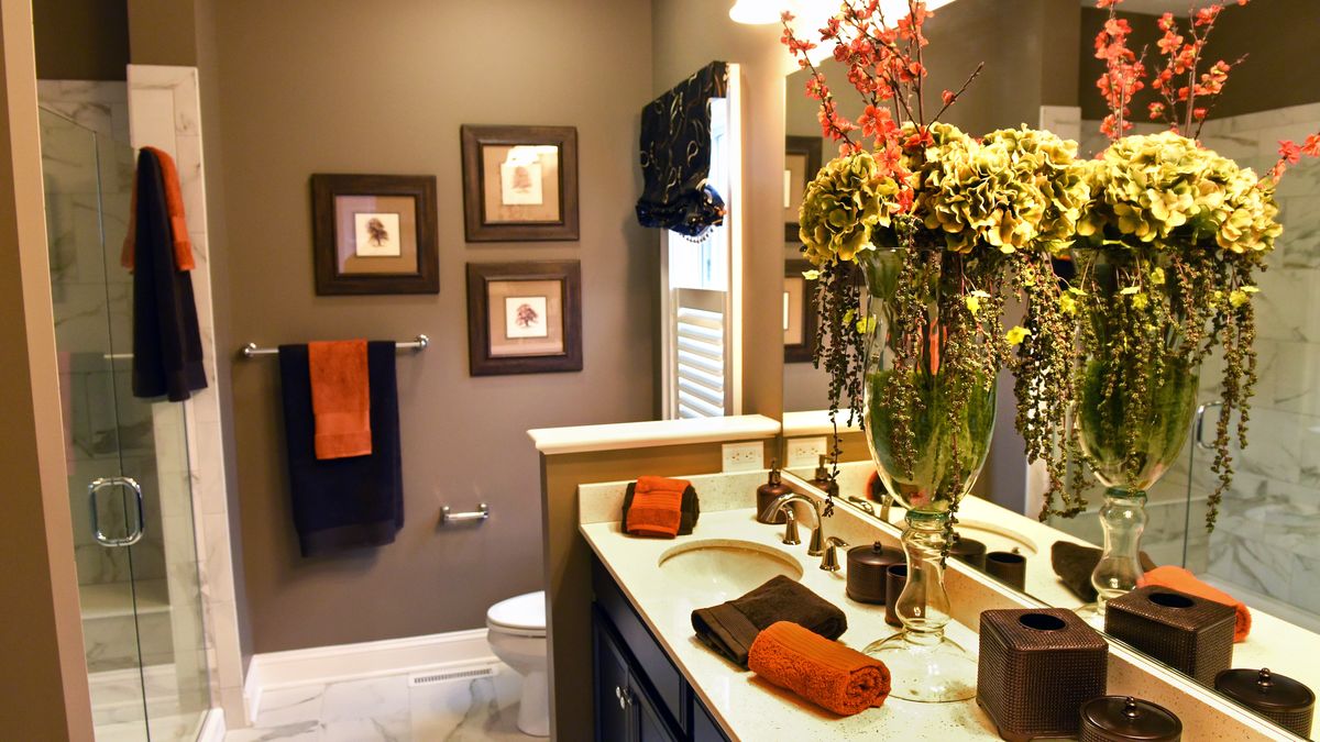 Bathroom in the master bedroom at Belmonte's model home at 3 Chloe's Way Tuesday April 4, 2017 in Saratoga Springs, NY.  (Photo by John Carl D'Annibale /Albany Times Union via Getty Images)