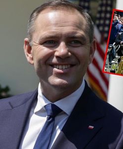 Nawrocki w Białym Domu. Dziennikarz pokazał, gdzie siedział