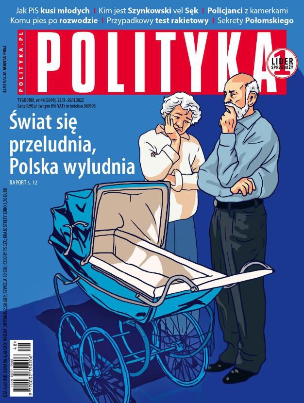 Okładka tygodnika "Polityka"