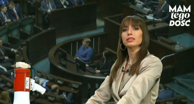 Marianna Schreiber, żona ministra w kancelarii premiera, z programem „Mam tego dość” w „Super Expressie”
