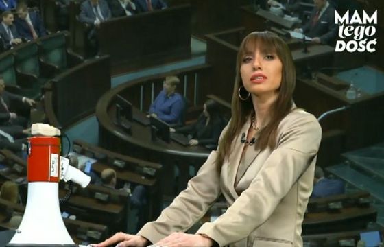 Marianna Schreiber, żona ministra w kancelarii premiera, z programem „Mam tego dość” w „Super Expressie”