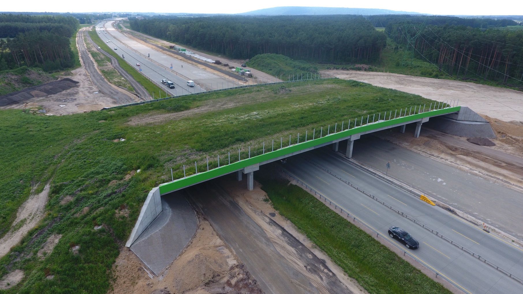 Budowa autostrady A1 odc. Piotrków Trybunalski - Kamieńsk, stan na czerwiec 2022