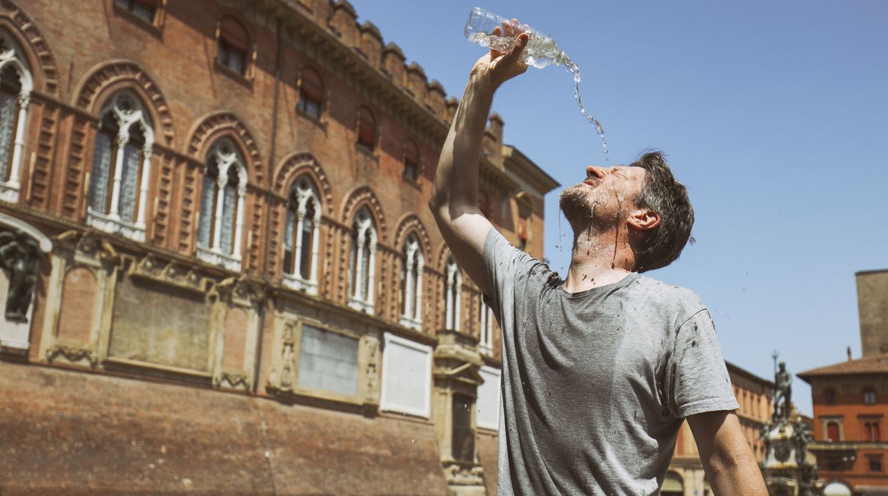 The heat is affecting both tourists and residents of Italian cities.