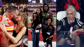 Gwiazdy bawią się na Super Bowl 2024: zakochana Taylor Swift, Kendall Jenner, Jay-Z i Beyonce z dziećmi, Lady Gaga... (ZDJĘCIA)