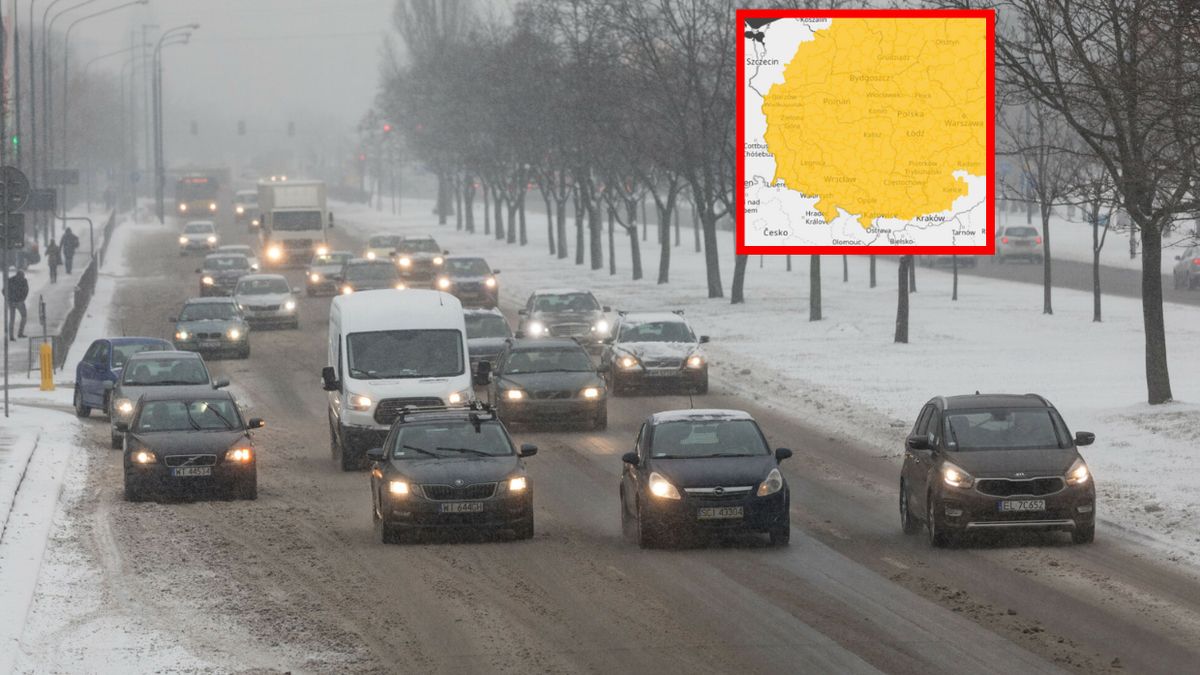  IMGW ostrzega. Fatalne warunki na drogach