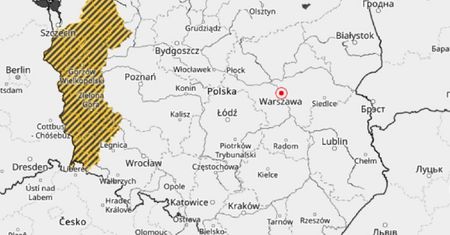 Ostrzeżenia IMGW przed marznącymi opadami w zachodniej Polsce