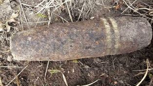 Trzciana: Znalazła duży niewybuch podczas spaceru. Interwencja pirotechników