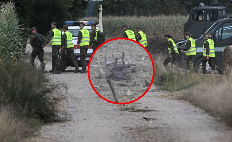 Wybuch w Osinach. Jest zdjęcie drona