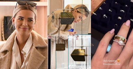 Sandra Kubicka przyłapana u jubilera. Mierzyła pierścionki zaręczynowe i OBRĄCZKI (FOTO)