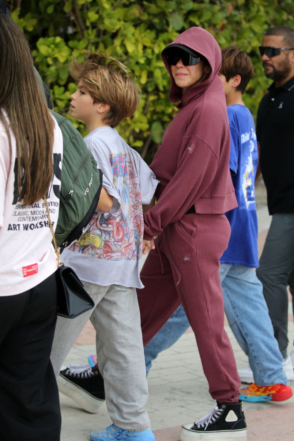  Shakira incognito z synami w Miami