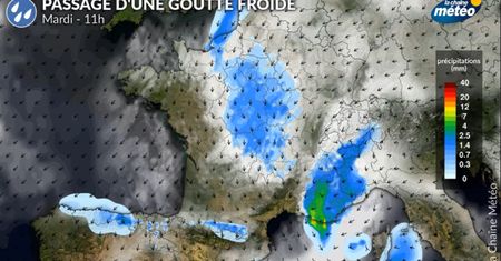 "Zimna kropla" znad Niemiec nadciąga. Możliwe intensywne opady śniegu