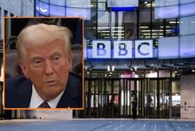 Donald Trump i siedziba BBC