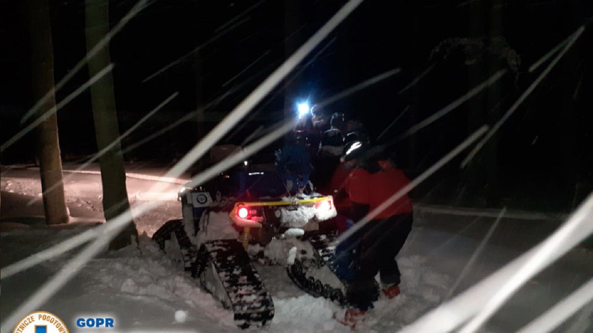 GOPR-owcy ewakuowali z gór harcerzy 