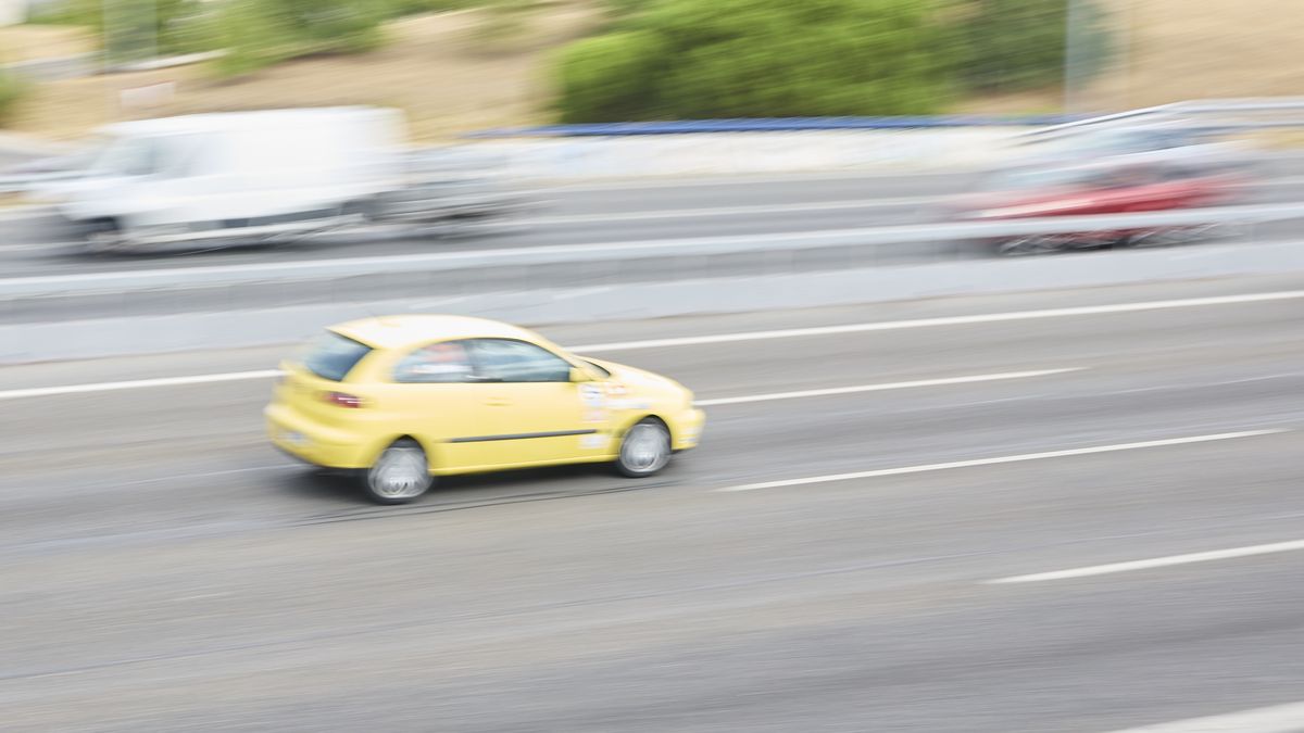 MADRID, SPAIN - AUGUST 30: A car on the A-3 highway, on 30 August, 2024 in Madrid, Spain. The Direccion General de Trafico (DGT) foresees 4,760,000 long-distance movements on the occasion of the summer return operation that starts at 15.00 hours today and will last until midnight on Sunday, September 1. In this operation, will coincide the return movements that will be staggered during the weekend, mainly on Sunday and the days before, from the tourist areas of coast and rest to the large urban centers, with outbound movements that also occur at the beginning of the holiday month of September. (Photo By Jesus Hellin/Europa Press via Getty Images)